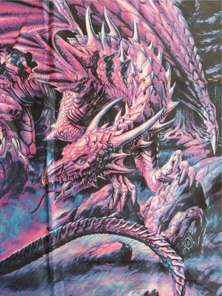 Stoff-Flagge / Banner „Dragons of Runering“ Fantasy 105 x 78 cm in Nürnberg (Mittelfr)