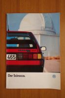 Autoprospekt Volkswagen Scirocco 2, Typ 53 B, von 1987 Niedersachsen - Wolfsburg Vorschau