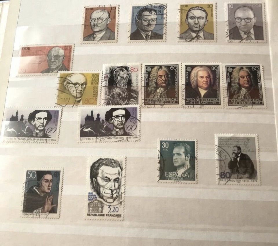 DDR Briefmarkensammlung in Nebra (Unstrut)