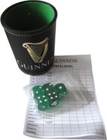 Guinness Brauerei - Würfelbecher, 5 Würfel & Spielblock Sachsen - Eilenburg Vorschau