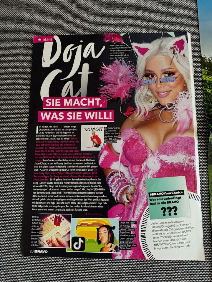 Doja Cat Poster Set / Doja Cat Karten in Gerabronn