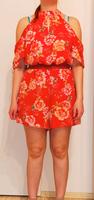Jumpsuit Rot mit Blumenmuster Nordrhein-Westfalen - Recklinghausen Vorschau