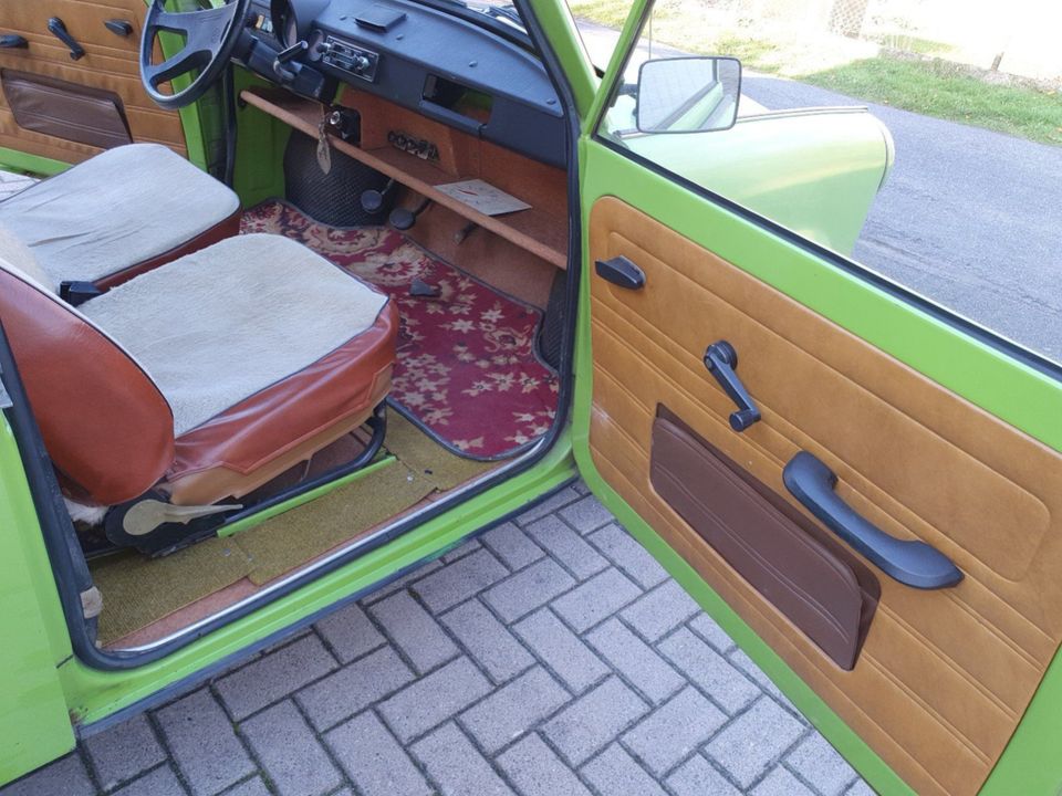 Trabant 601 S de luxe ( P 601 LX ) mit AHZV in Berka/Werra