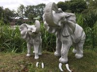 ‼️XL 120kg Elefant Elephant Elefantengruppe Elefanten Steinguss‼️ Düsseldorf - Lohausen Vorschau