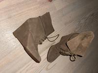 Wildleder Keilabsatz Stiefeletten Zara Baden-Württemberg - Jettingen Vorschau