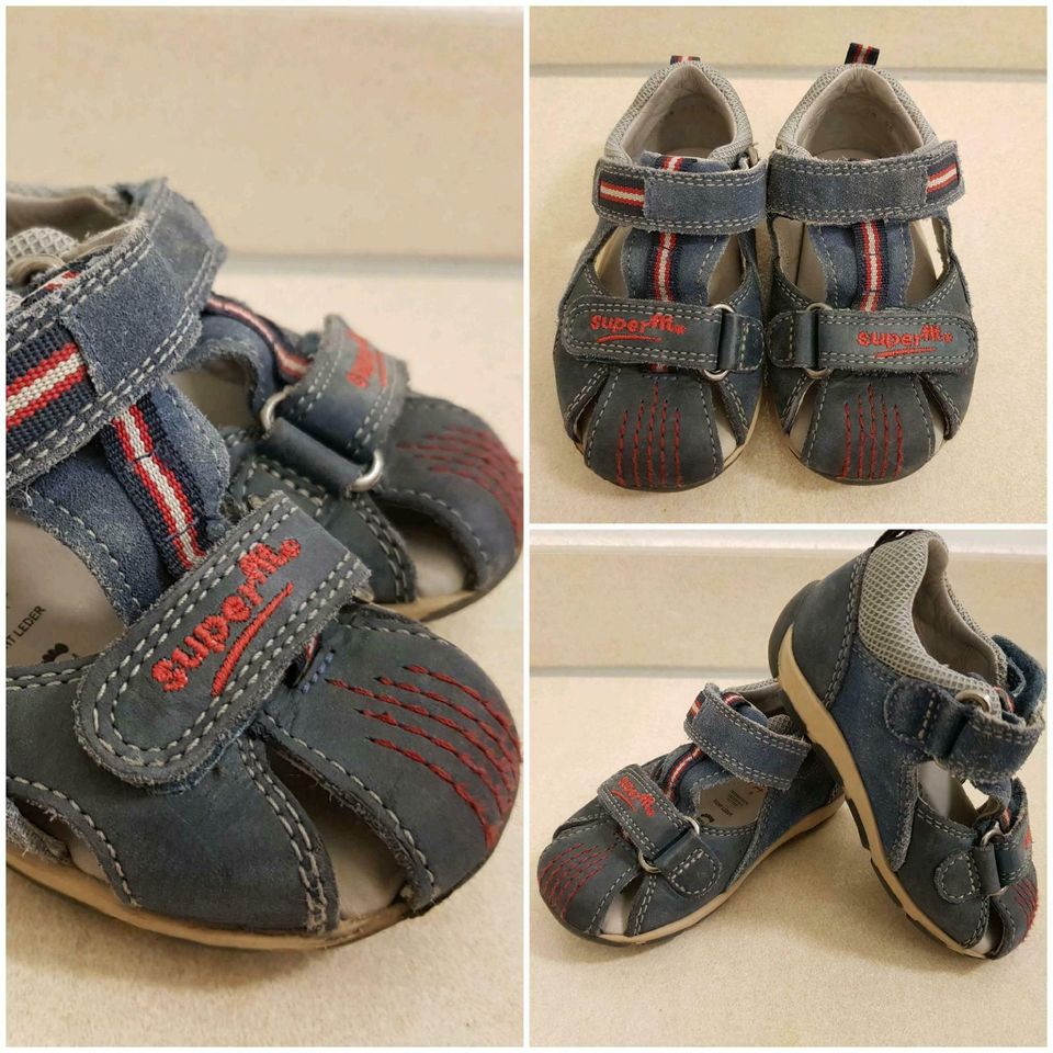 Blaue Sandalen mit Klettverschluss von Superfit in Gr. 20 in Hohenschäftlarn