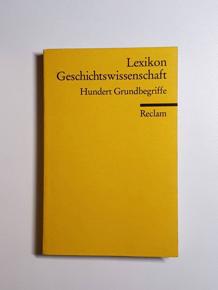 Reclam - Lexikon Geschichtswissenschaft - Hundert Grundbegriffe in Heidelberg