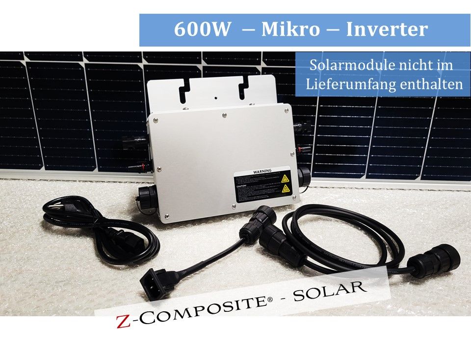 600W Solar Wechselrichter Micro Inverter Balkonkraftwerk Mini PV in Hannover