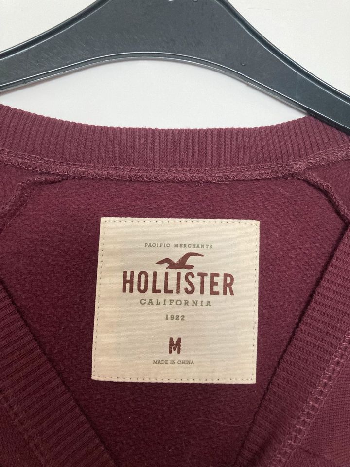 Pullover Sweater Hollister rot in Centrum