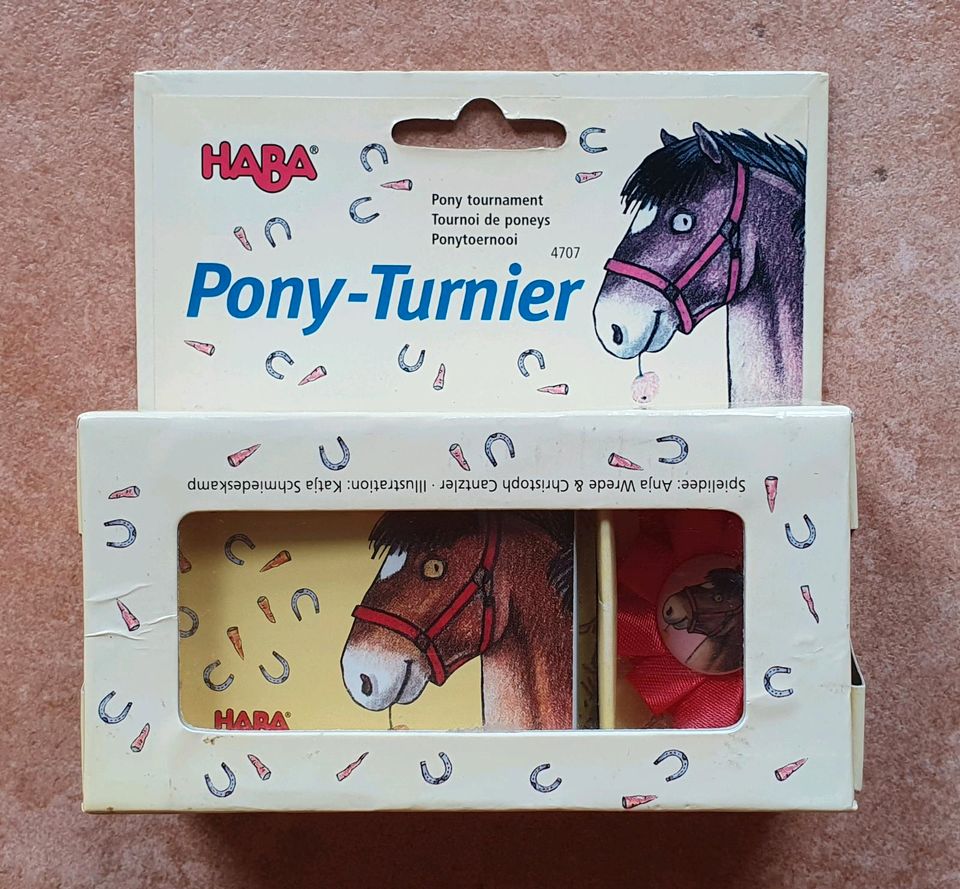Haba PONY-TURNIER für 2-4 Spieler ab 6 Merkfähigkeit Pferde in Wadgassen