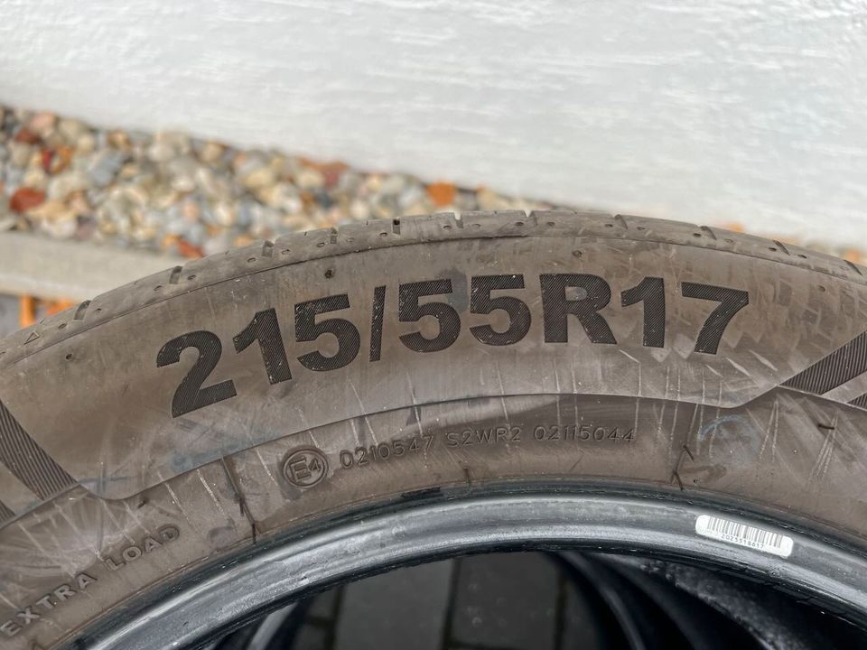 4 fast neue Sommerreifen 215/55 R17 in Schallstadt