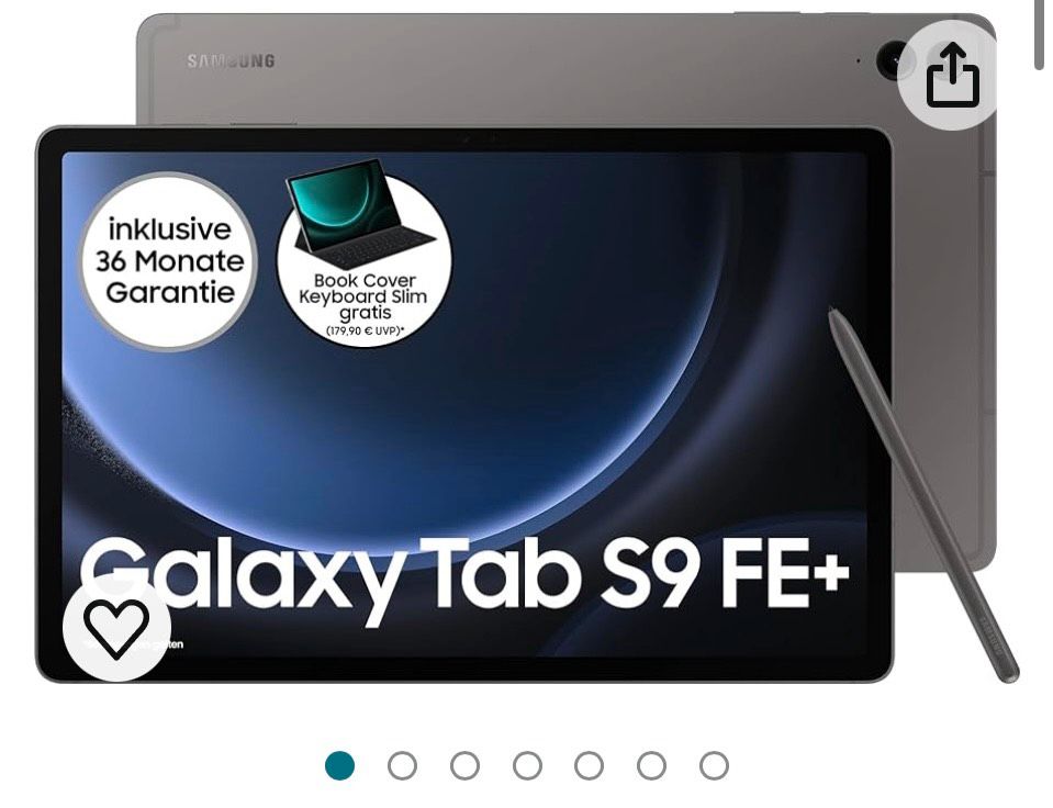 Galaxy tab S9 Fe+ 256gb 12,4 Zoll neu in Stuttgart