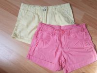 Shorts kurze Hose gelb + rosa gratis dazu Mädchen 140 Sachsen-Anhalt - Kötschlitz Vorschau