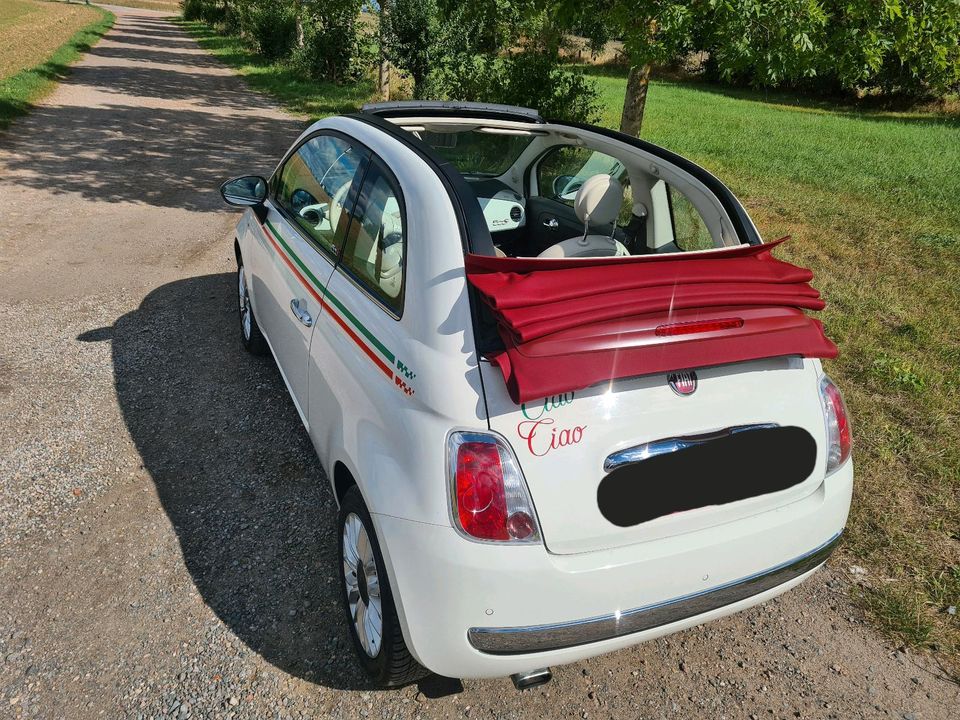 Verkaufe  Fiat 500C in Hohenstein-Ernstthal