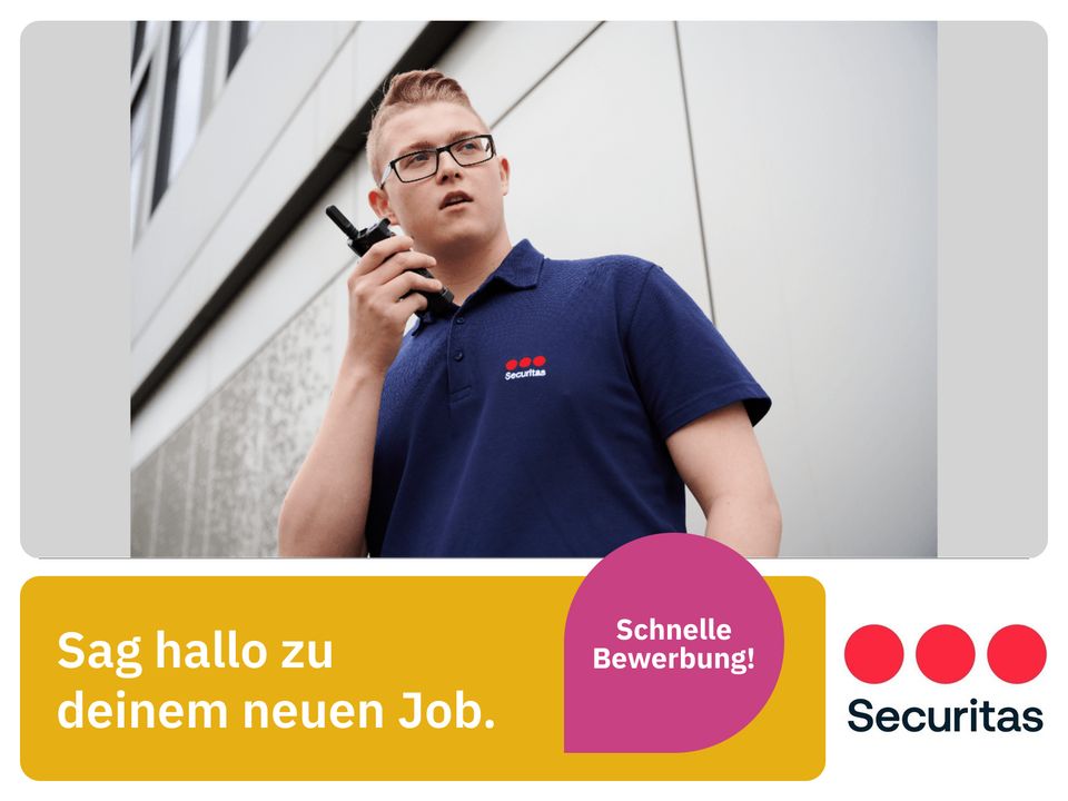 Sicherheitsfachkraft (m/w/d) (Securitas Deutschland) *18 EUR/Stunde* in Berlin Sicherheitsdienst  Sicherheitsmitarbeiter Objektschutzmitarbeiter in Berlin