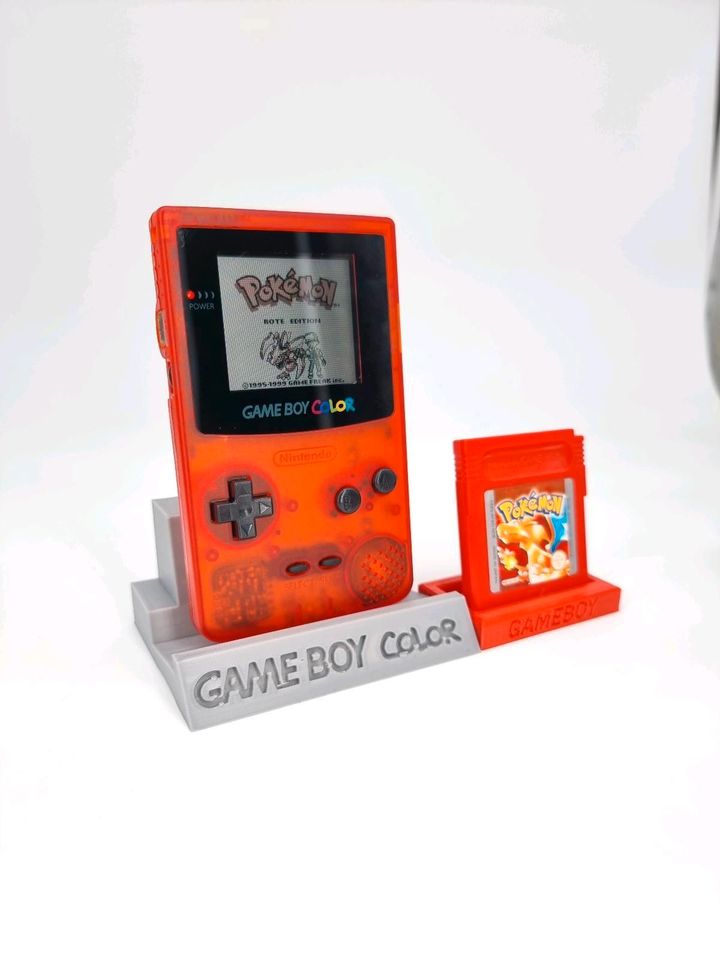 Nintendo Gameboy Color Konsole Rot Pokemon Rote Editon Umgebaut in Hannover