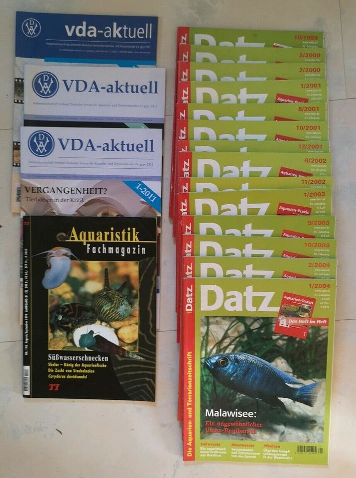 Versch. Datz Aquarien Terrarien Zeitschrift, VDA Zeitschriften in Friedland