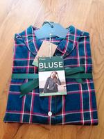 Bluse aus nachhaltiger Baumwolle Karo Gr. 42 Bayern - Weismain Vorschau