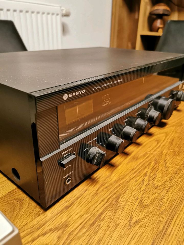 Plattenspieler Sony PS-T30 Verstärker Sanyo Receiver DCX 1950L in Winnenden