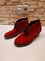 Rieker Schnürboots Stiefelette Leder rot Keilabsatz Gr. 42 Damen Thüringen - Lucka Vorschau