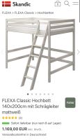 Hochbett mit Schreibtisch 140x200 mit viel Zubehör Flexa Schleswig-Holstein - Steinbergkirche Vorschau