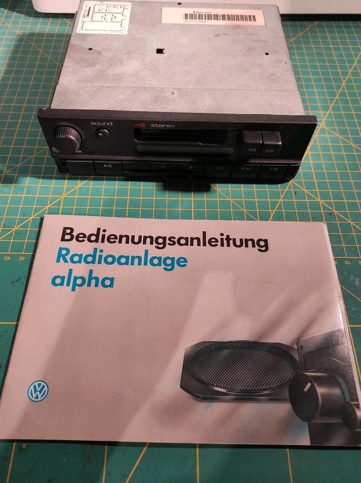 Blaupunkt VW Alpha CC Autoradio inkl. Bedienungsanleitung in Bornheim