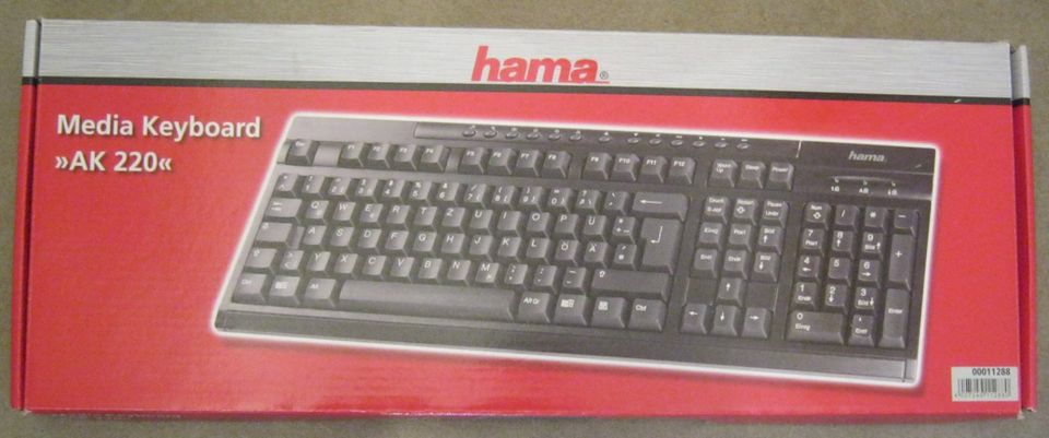 Hama PC-Tastatur - MEDIA Keyboard - USB - in OVP in Alpirsbach