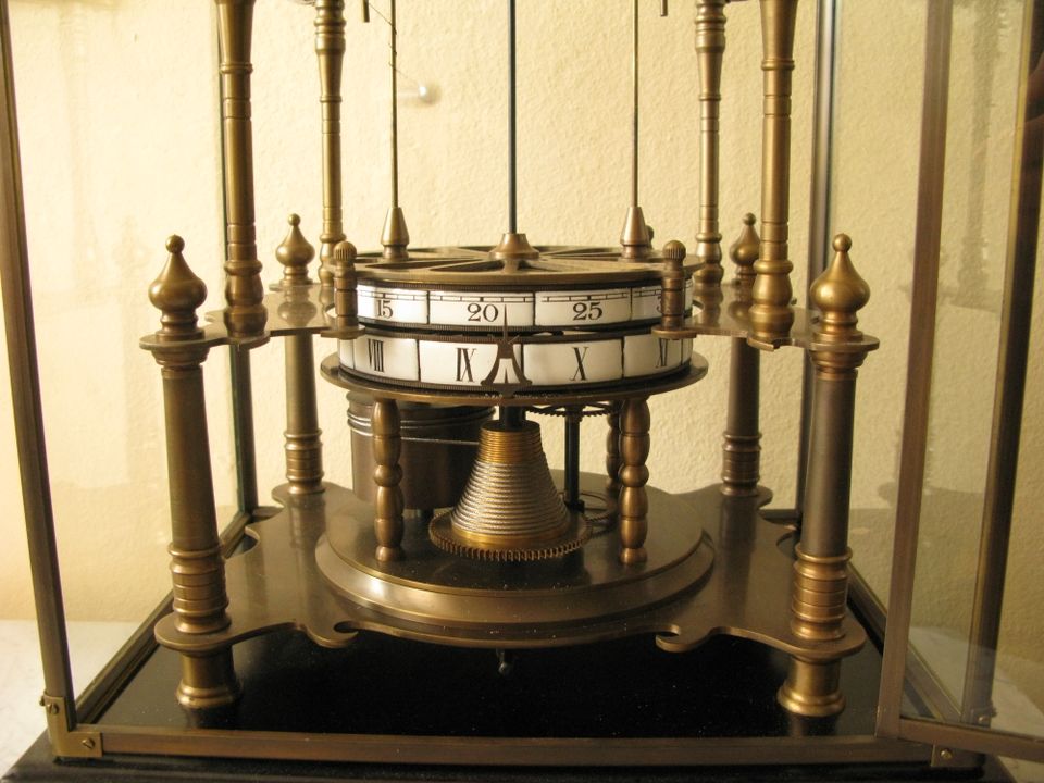 Kugeluhr Congreve Tischuhr Kaminuhr Skeleton Clock mechanisch in Völklingen
