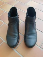 Stiefeletten Leder schwarz in 40 - made in Italy Dresden - Seevorstadt-Ost/Großer Garten Vorschau