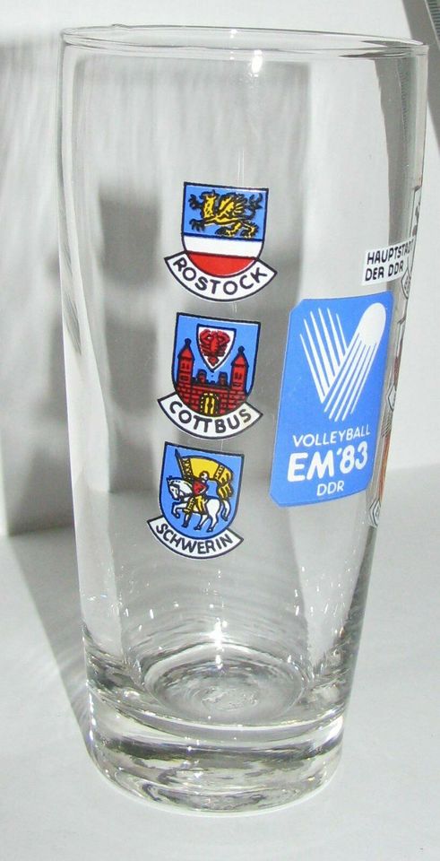 DDR Glas Volleyball EM 1983 - Berlin, Suhl, Erfurt, Rostock, ... in Königstein