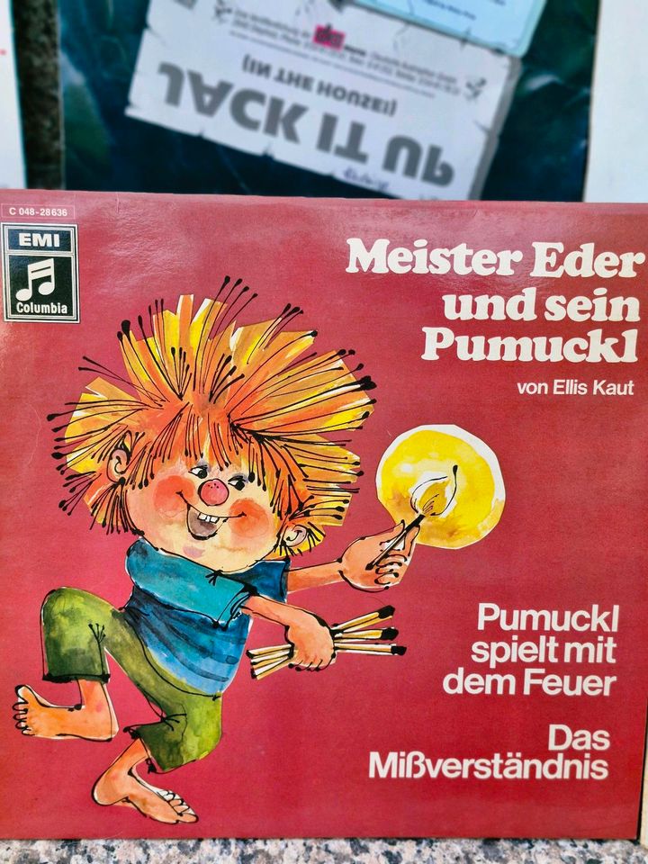 Schallplatten,Kinder, Meister Eder,  Max u. Moritz , Kinderlieder in Ehingen Mittelfr