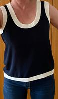 Ärmelloses TOP Bluse Shirt_blau/weiß_Armani Jeans Gr. 34-neuw. Kr. München - Ismaning Vorschau