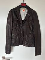 Boss Orange „Vintage“ Lederblazer in dunkelbraun Nordrhein-Westfalen - Willich Vorschau