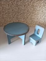 Miniatur-Vintage-Holzstuhl und Tisch, perfekt für Maileg Sachsen - Hainewalde Vorschau