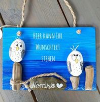 Deko-Schild, Nordsee❤, Möwen auf Stein,personalisiert, FP€ 28* Nordrhein-Westfalen - Dinslaken Vorschau