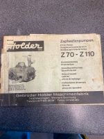 Holder Anleitung Zapfwellenpumpe Z70 Nordrhein-Westfalen - Troisdorf Vorschau