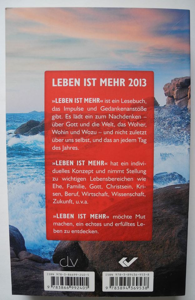 Leben ist mehr; Impulse für jeden Tag; Taschenbuch; 384 Seiten; in Neustadt an der Weinstraße