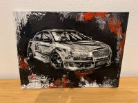 Leinwand gemalt "Audi RS4" 40x30 cm Bayern - Hohenkammer Vorschau