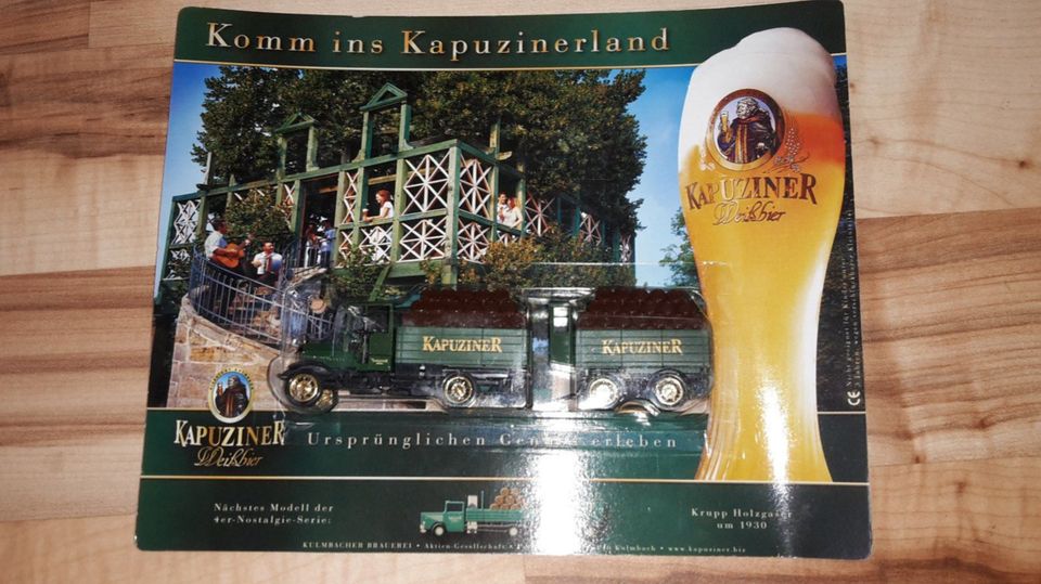Werbe- LKW von Kapuziner 1910 in Alsbach