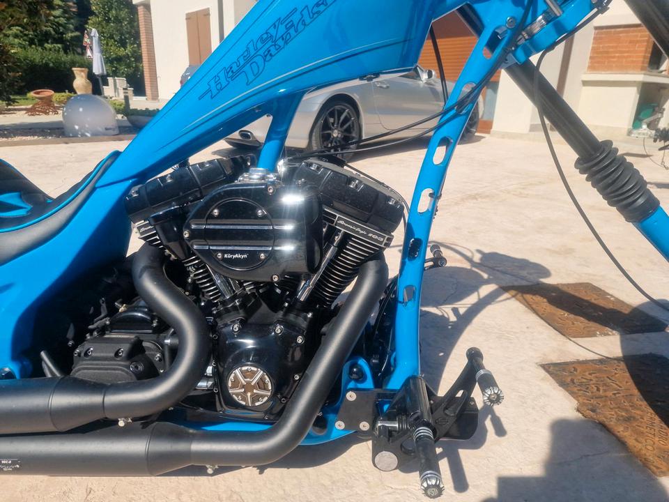Exclusives Custombike Chopper Harley Davidson  Tausch möglich in Waldenburg