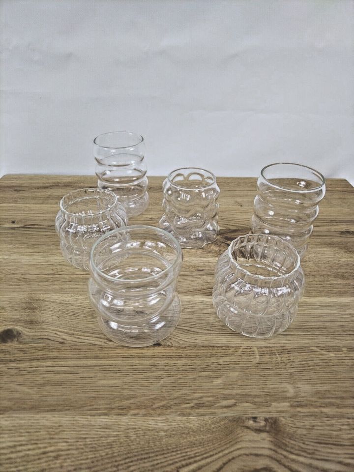 Vasen Konvolut Vase Glasvasen von Shein 6er Set 9-12cm höhe in Velbert