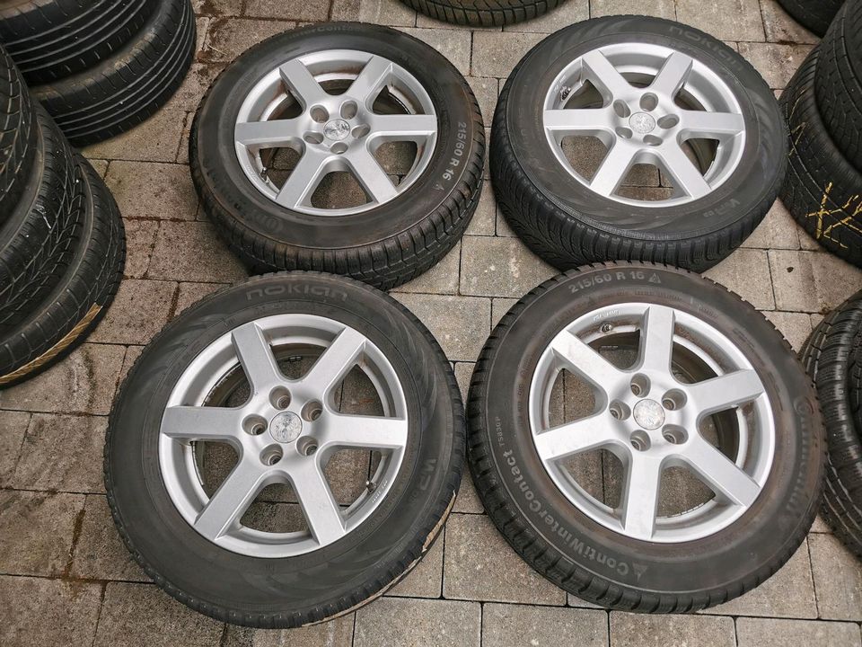 Alufelgen Satz KBA 46661 / ET40 Opel Zafira C 215/60R16 99H M+S in Deizisau 