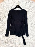 Massimo Dutti longsleeve Plissee Falten knoten stretch Bluse top Düsseldorf - Pempelfort Vorschau