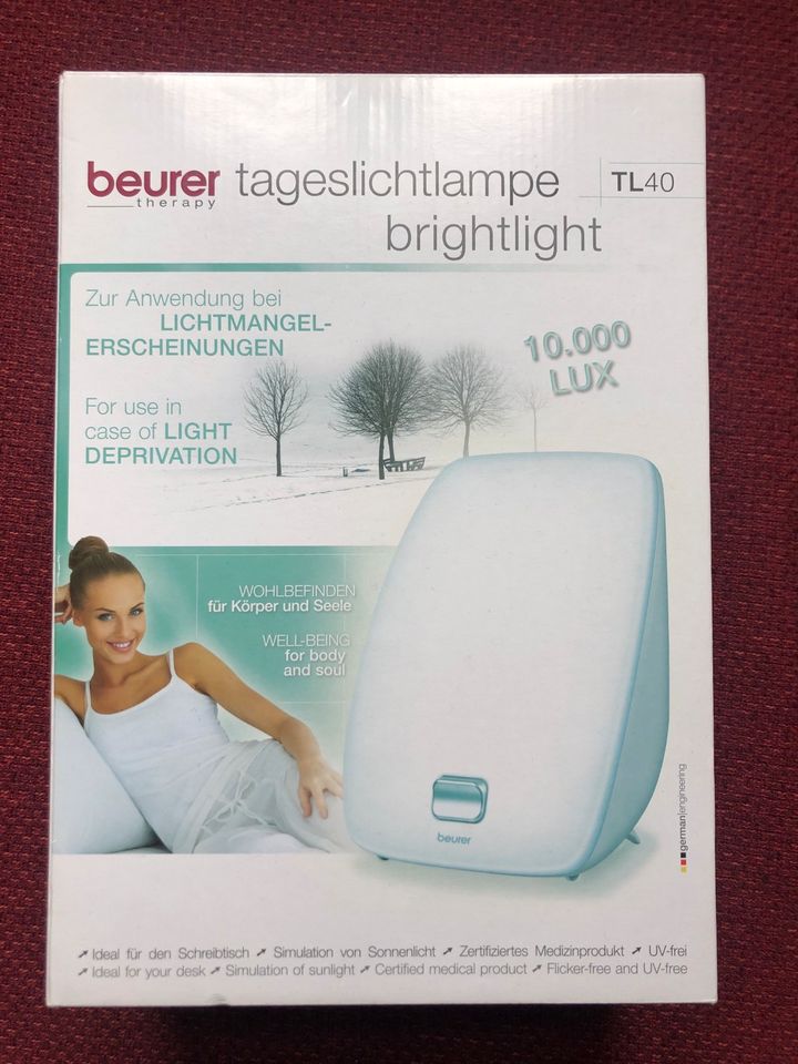 Tageslichtlampe TL40  Beurer in Hamburg
