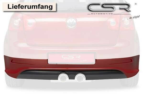 VW Golf 5 V R32 Sound, Heckansatz Diffusor + Sportauspuff ESD SET in Harsewinkel