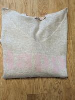 ❤️‍Marta Strickpullover, grau mit rosa "Happy", one Size (M)❤️‍ Bayern - Kolbermoor Vorschau