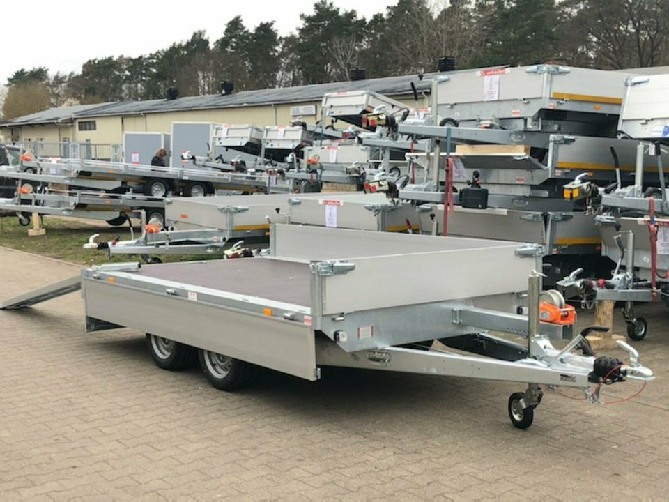 ⭐️ Eduard Auto Transporter 2700 kg 330x180x30 cm Rampen Winde 63 in Schöneiche bei Berlin