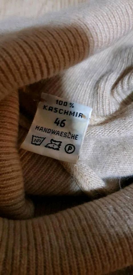 Rolli Rollkragenpullover Damen 100 % Kaschmir Größe 46 in Stemwede