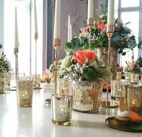 Tischdekoration gold Hochzeit Dekoration mieten Verleih Teelicht Nordrhein-Westfalen - Bad Driburg Vorschau
