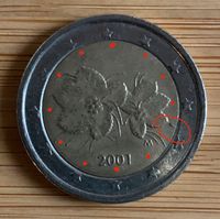 Euro Münze Moltebeere Finnland Fehlprägung 2001 2 Euro. Berlin - Spandau Vorschau